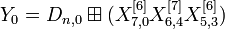 Y_0 = D_{n,0}\boxplus